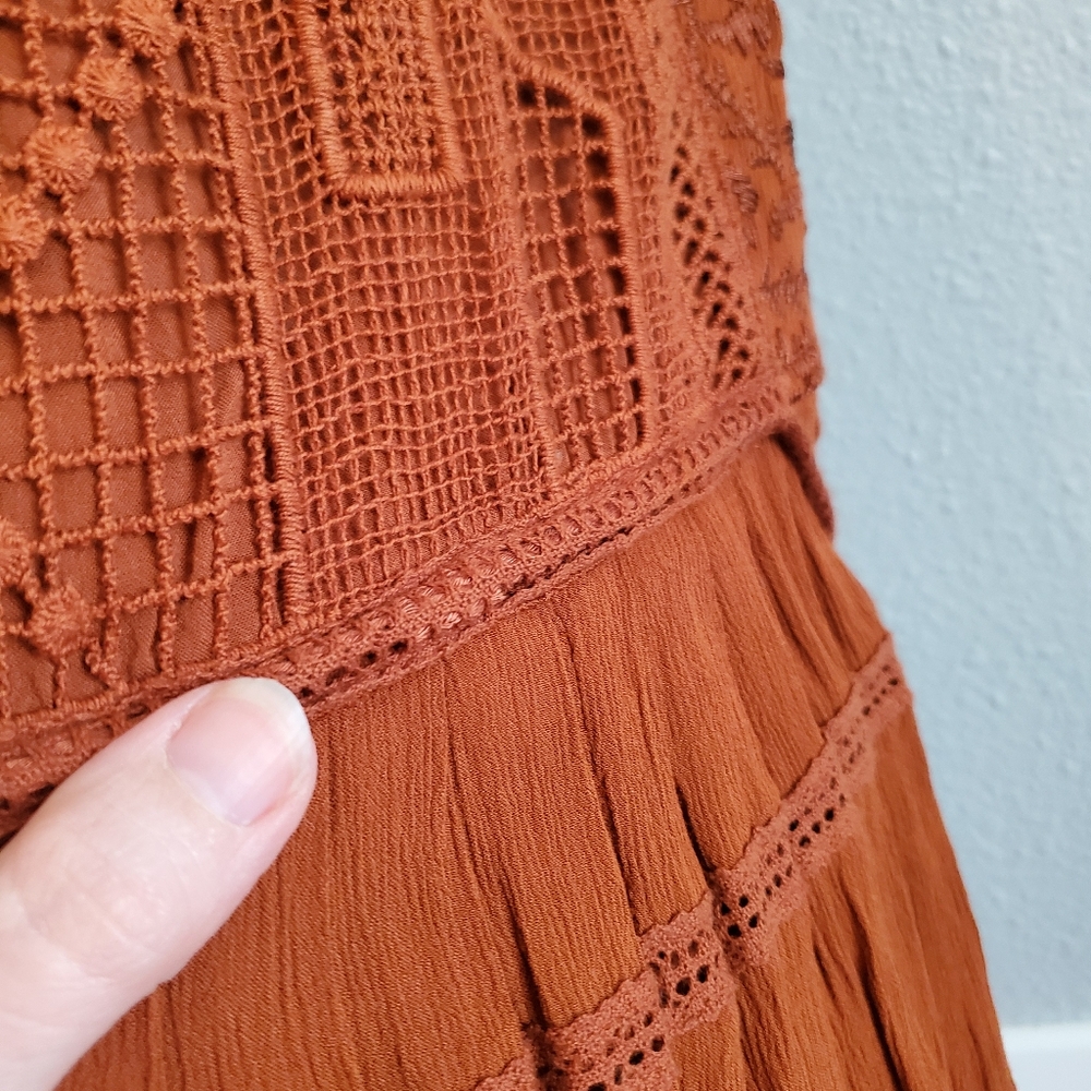 Free People Emily crochet mini dress, XS - Picture 4 of 6